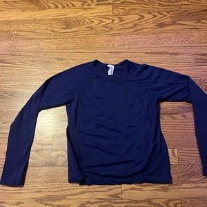 Arhleta Girl Navy Power Up Seamless Top